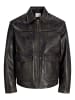 Jack & Jones Lederjacke in Brown Stone