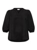 KAFFE curve Langarm-Bluse KCellinor in Black Deep CC