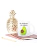 Mr. & Mrs. Panda Trinkglas Avocado Pfeifen mit Spruch in Transparent