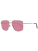 Serengeti Männer Sonnenbrille Flieger Silber