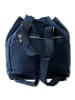 Bag Street Cityrucksack, Freizeithandtasche Nylon blau ca. 30cm breit ca. 33cm hoch