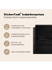 KitchenYeah Herdabdeckplatte Holzoptik schwarz
