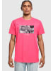 Mister Tee T-Shirts in hibiskus pink