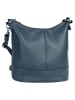 Cluty Umhängetasche echt Leder in blau