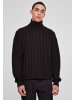 Urban Classics Urban Classics Herren Boxy Roll Neck Sweater in black