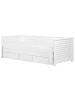 Beliani Tagesbett CAHORS in Weiß - (W) 186 x (H) 72 x (L) 209 cm
