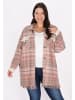 Usha Women Plus Size Jacket in Pink