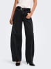 ONLY Barrel-Fit-Umstandsjeans in Washed Black