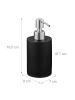 relaxdays Seifenspender in Schwarz - 180 ml