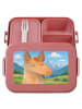 Mr. & Mrs. Panda MEPAL Bentobox Lamakopf Genervt Design ohne Spruch in Rot Pastell