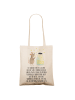 Mr. & Mrs. Panda Shopping Tasche Maus Sterne mit Spruch in Creme