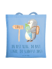 Mr. & Mrs. Panda Tote Bag Erster Schultag Motivation mit Spruch in Sky Blue