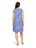 Betty Barclay Leinenkleid ohne Arm in Weiß/Blau