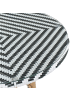 Beliani Outdoor Bistrotisch RIFREDDO in /Weiß/Schwarz - (W) 70 x (H) 76 x (L) 70 cm