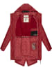 Navahoo Regenjacke Flower of Ocean in Blood Red
