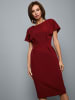 Awesome Apparel Kleid in Bordeaux