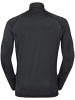 Odlo Longsleeve "Mid Layer 1/2 Zip Berra Light" in Schwarz