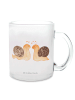 Mr. & Mrs. Panda Pott Schnecken Liebe ohne Spruch in Transparent