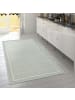 KADIMA DESIGN Outdoor Teppich Unifarben Bordüre Balkon, Terrasse schmutzabweisend in Beige