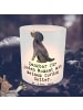 Mr. & Mrs. Panda Windlicht aus Glas Gordon Setter Moment mit Spruch in Transparent