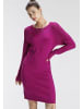 Tamaris Strickkleid in beere melange