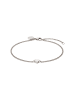 PURELEI Fußkettchen Tiny Heart Silber