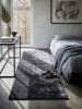 KADIMA DESIGN Teppichläufer Uni Antirutsch pflegeleicht Wohnzimmer Schlafzimmer in Anthrazit