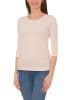 Alkato Alkato Damen Shirt 3/4 Arm mit Rundhals in ecru