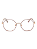 Ana Hickmann Frauen Optische Fassungen Geometrisch Burgundisch