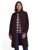 Zero  Wintermantel mit Stehkragen in Chocolate Plum
