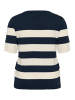 KAFFE curve Strickpullover KClizzy Regular fit in Navy/Turtledove Bold Stripe