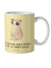 Mr. & Mrs. Panda Kindertasse Plumplori Glücklich mit Spruch in Gelb Pastell