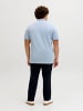 JACK & JONES PLUS Poloshirt in Ashley Blue