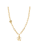 Luxenter Halskette Flor mit 18 Karat Gelbgold-Finish-FLOR