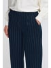 b. young BYROWAN STRIPE PANTS - JERSEY Regular fit in Navy Blazer Mix