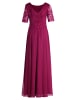 Vera Mont Abendkleid mit Spitze in Sweet Berry