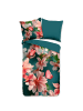 JACK 2 tlg. Mikrofaser Bettwäsche 135x200cm Pure Butterfly Bloom Petrol Pink