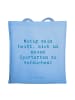 Mr. & Mrs. Panda Tasche Spruch Neue Sportart versuchen mit Spruch in Sky Blue