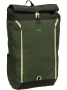 SANDQVIST Rolltop Rucksack Arvid Rolltop Backpack in Multi Green/Grey Webbing