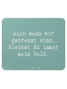 Mr. & Mrs. Panda Mouse Pad Spruch Trennung von den Eltern Held m... in Meeresbrise