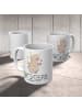 Mr. & Mrs. Panda Tasse Bär Jonglieren mit Spruch in Weiß