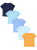 TupTam Baby Kurzarm T-Shirt 5er Set in blau