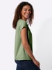 WITT WEIDEN Shirt in eucalyptus + ecru