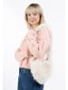 myMo Damen Tasche Mit Teddyfell in CREME
