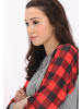 myMo ROCKS Women Blouse in red grey