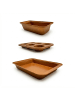 relaxdays 3-tlg. Backformen Set in Kupfer