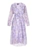 DreiMaster Vintage Women Dress in violet pink multicolor