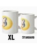 Mr. & Mrs. Panda Kaffeebecher Pinguin Mond ohne Spruch in Weiß