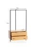 KADIMA DESIGN Garderobe Eiche-Dekor 152x85x44 cm Flurgarderobe Modern,