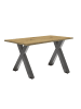 58 aufm Kessel SCHREIBTISCH Edie 2 120 x 70 x 75 Computertisch graphit/asteiche